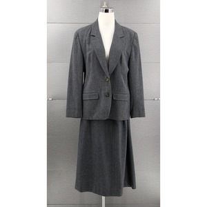 Pendleton Women's 2 Piece Blazer Skirt Suit‎ Size B:14 S: 10